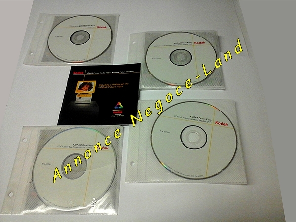 4 CD-Rom de modules & notices de Kiosk Photo Kodak [Petites annonces]