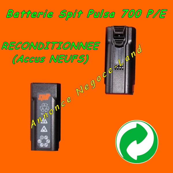 Batterie de cloueur Spit Pulsa 700 P/E Reconditionnée [Petites annonces]