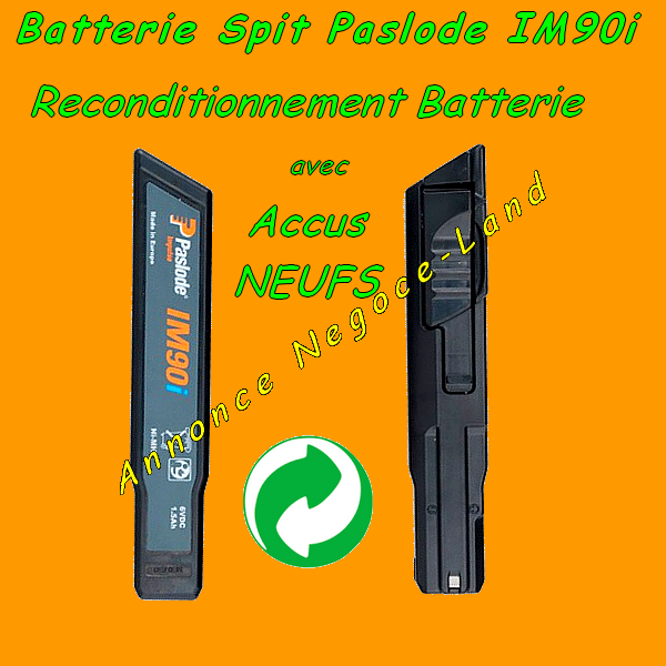 Batterie pour cloueur Spit Paslode IM90i & PPN50i Impulse (en Reconditionnement) [Petites annonces]