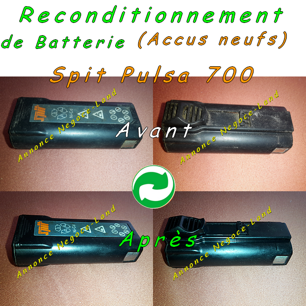 On reconditionne votre batterie pour cloueur Spit 700 Pulsa P/E [Petites annonces]